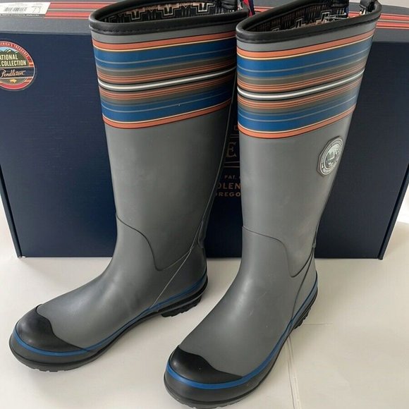 Pendleton Tall Waterproof Rain Boots - Picture 1 of 6